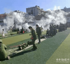 湘鄉(xiāng)市小燕子幼兒園舉行軍事親子活動? 獻禮建黨100周年? ?