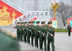 武警四川總隊巴中支隊舉行軍事會操暨歌詠比賽