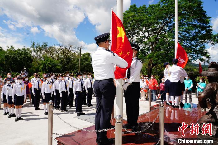 香港沙頭角抗戰(zhàn)紀念館落成多社團參觀重溫歷史