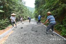 隆回縣金石橋鎮(zhèn)大田村：硬化“致富路”村民笑開顏